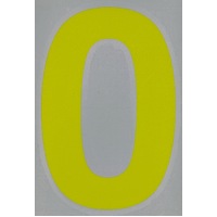 Motorsport Australia Fluro Window Number Stickers